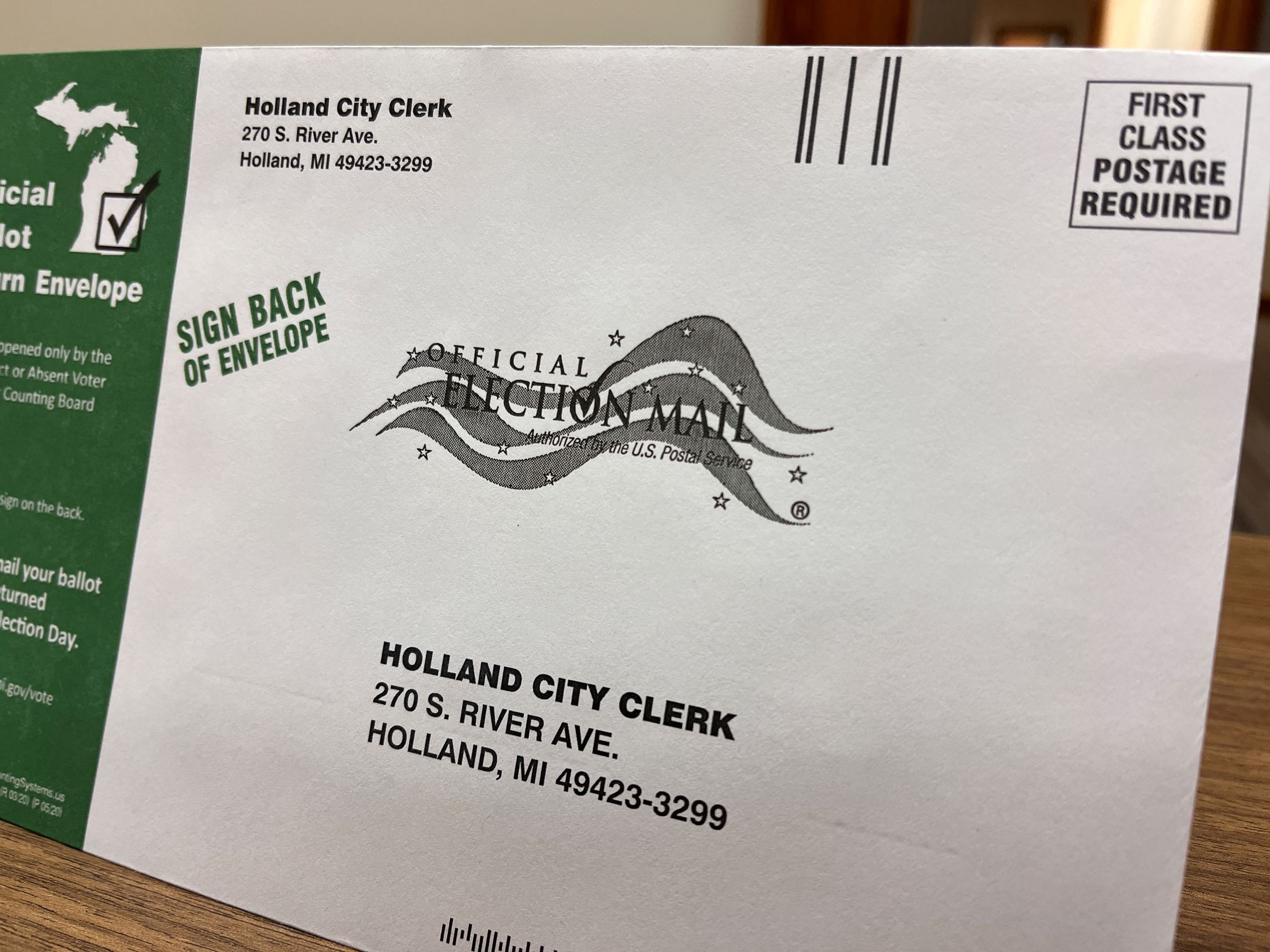 Absentee Ballot Envelope