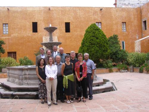 International Relations Commission in Queretaro at Fountain