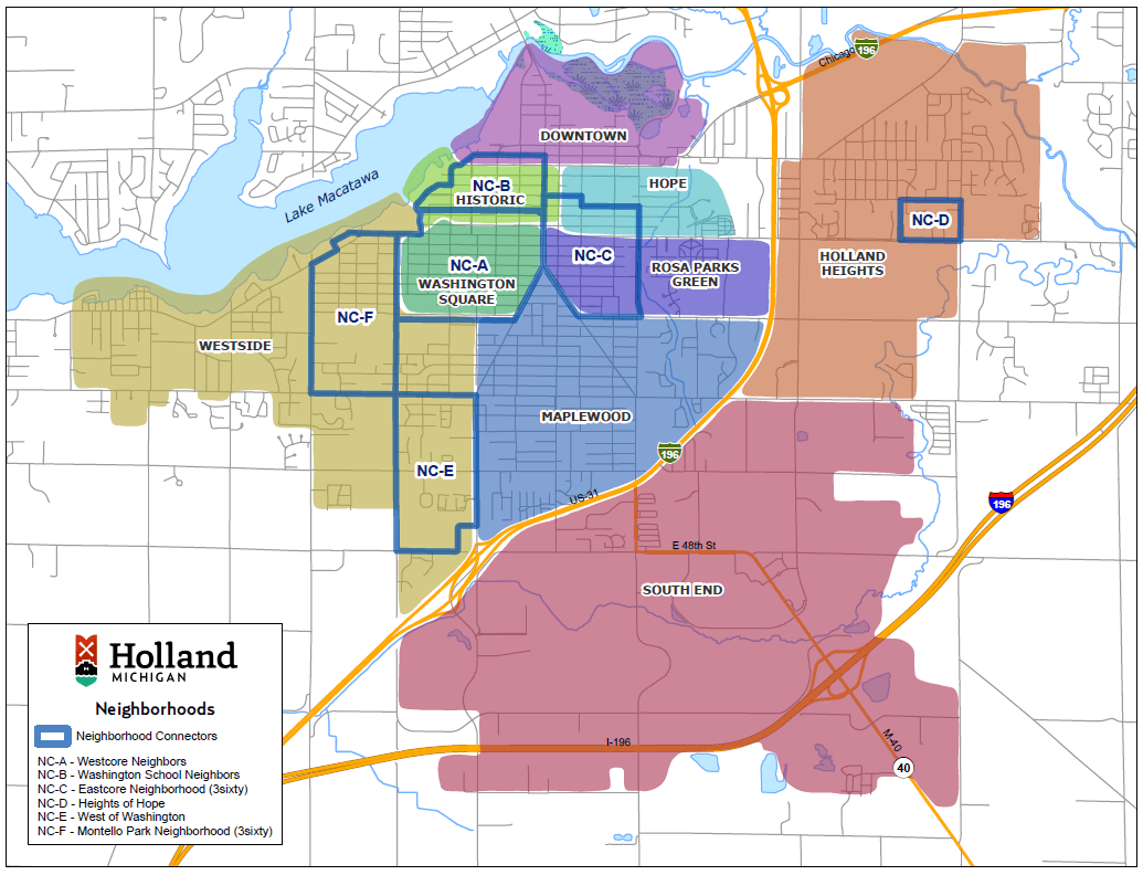 Neighborhood Connectors Map