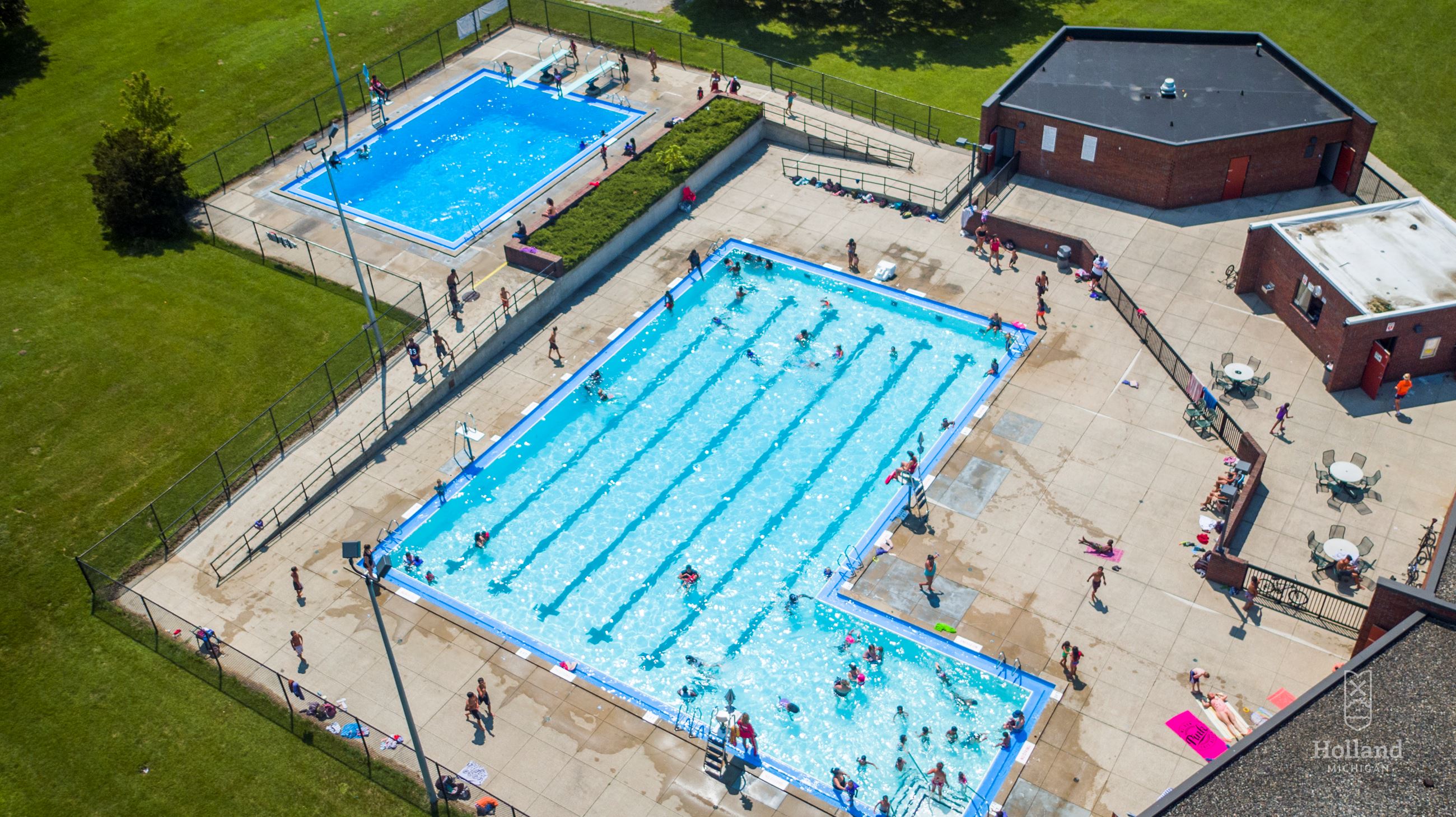 Ariel view of Bouws Pool