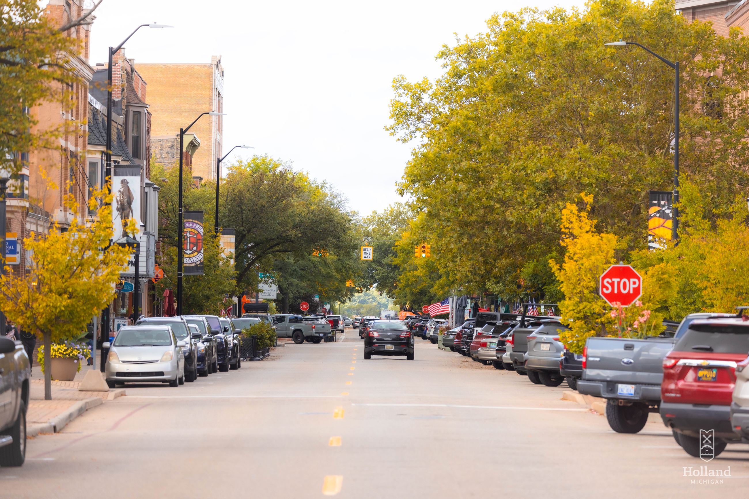 Downtown Holland looking down 8th Street