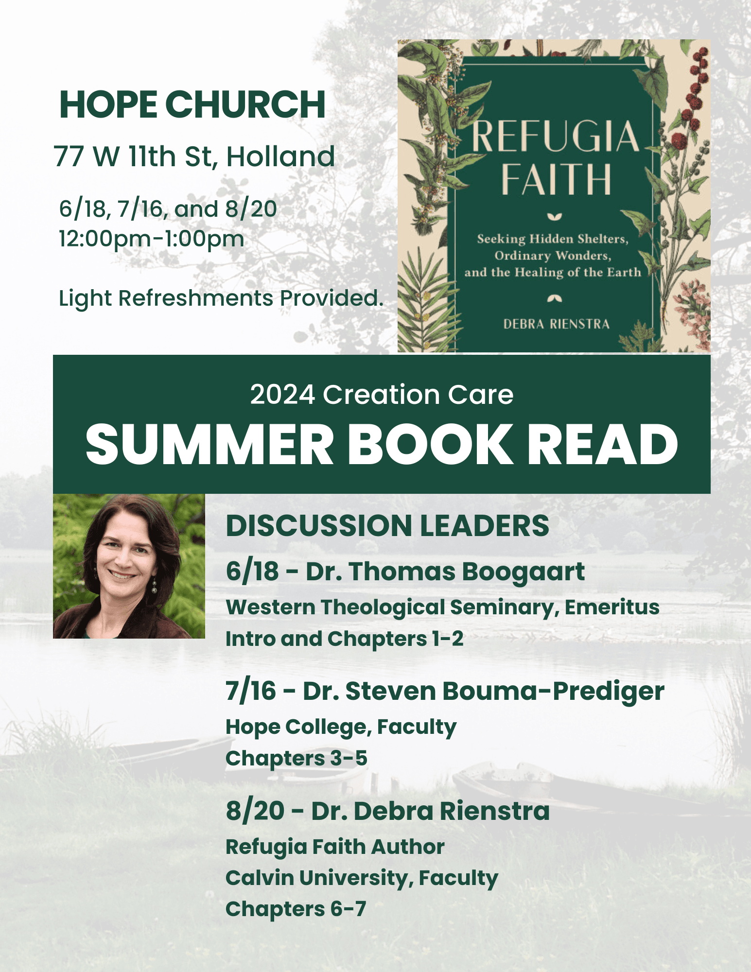 Refugia Faith Book Series Flyer
