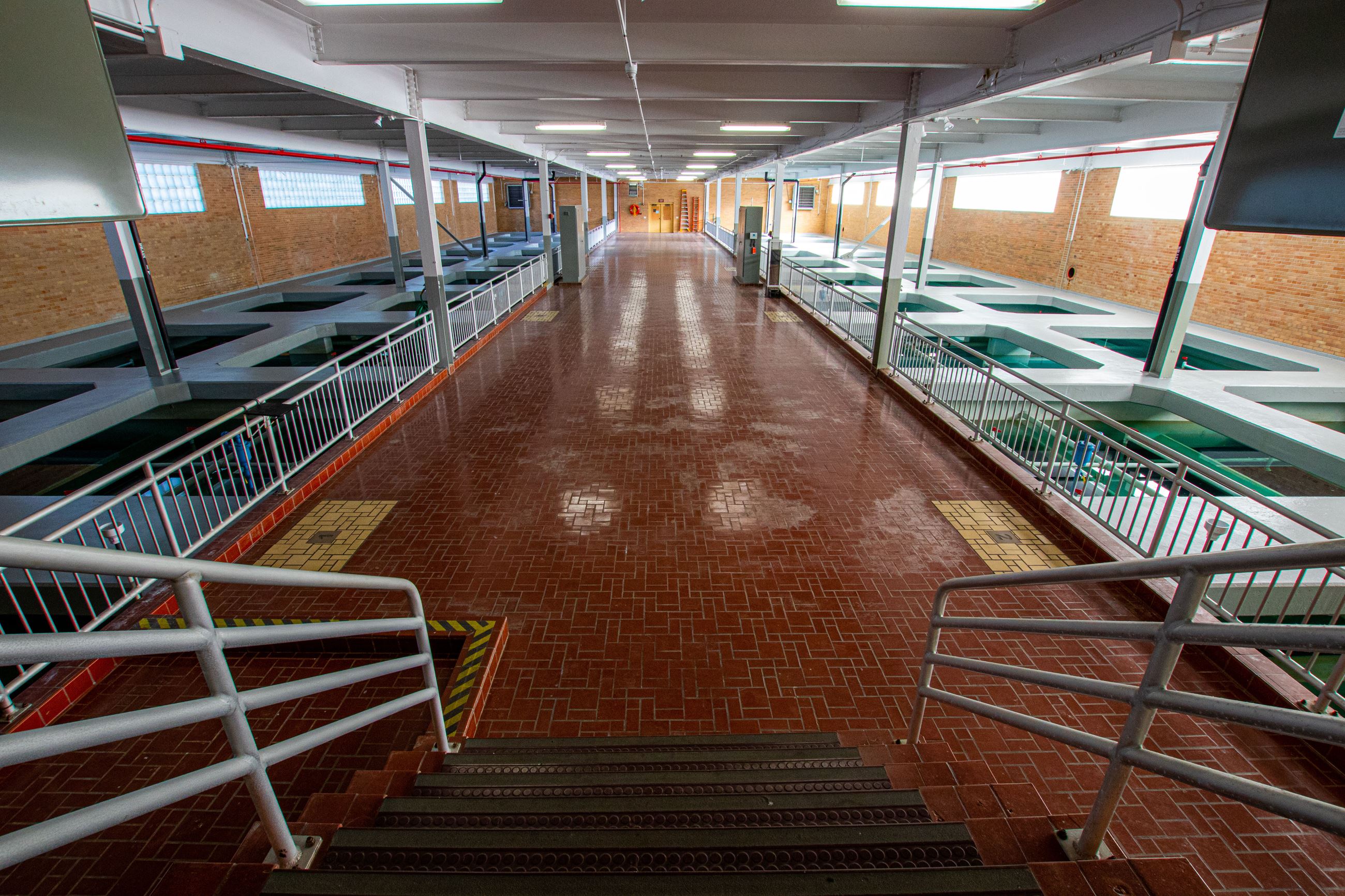 Interior of Water Treatment Plant