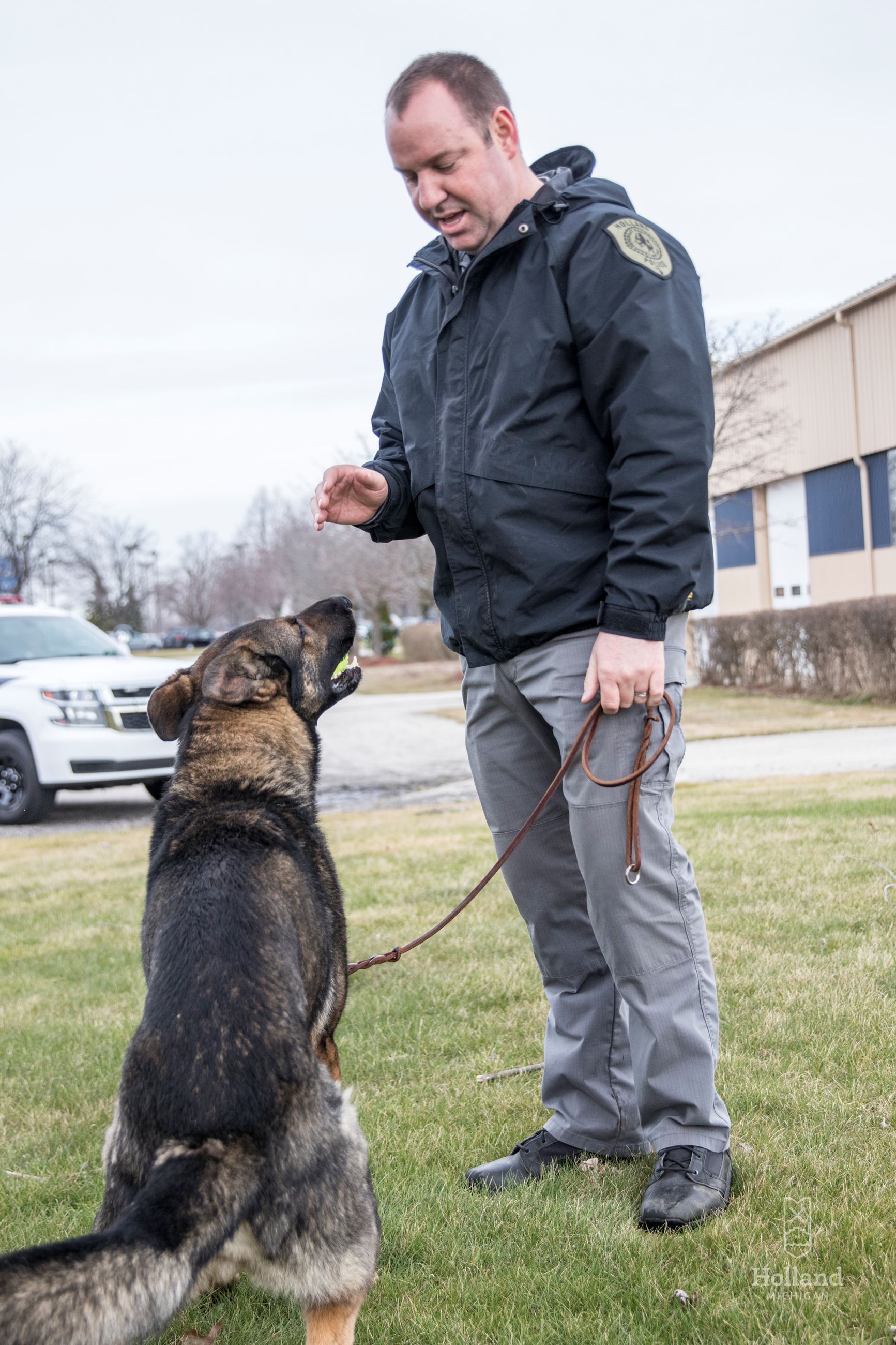 Officer Training his Dog