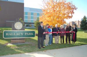 Ribbon Cutting at Hallacy Park