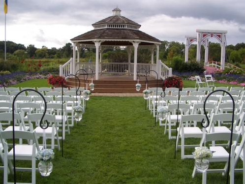 Wedding Gazebo with Shepherd Hooks