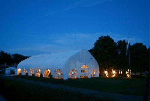 Evening Lighting at the Celebration Pavillion